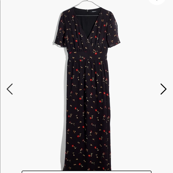 NWT Tulip Sleeve Maxi-dress in Sweet Blossoms - Picture 4 of 5